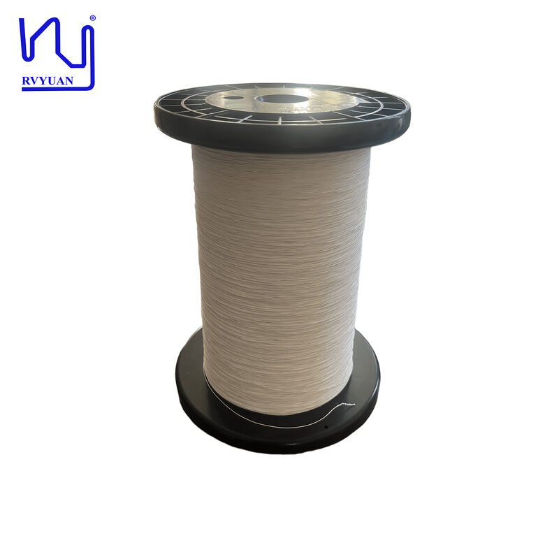 Natural Silk Covered Litz Wire 0.06mmx24 Strands Pure Silver Litz Wire