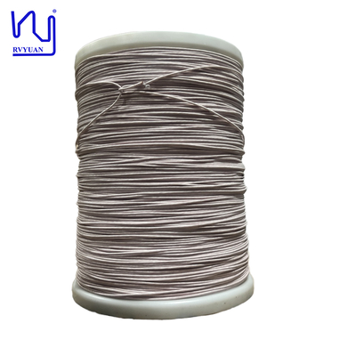 Tùy chỉnh 120strands/0,10mm nylon phục vụ dây litz cho máy biến áp điện