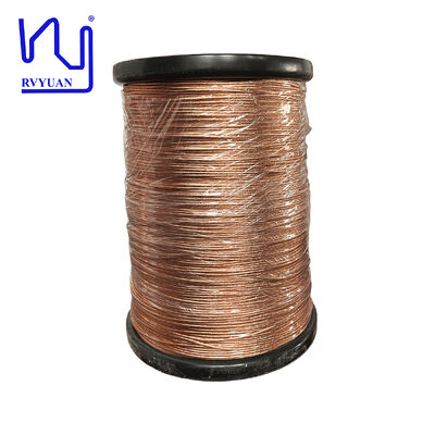 Dây Litz bị mắc kẹt 0,1mm * 180 Dây đồng tráng men cho máy biến áp