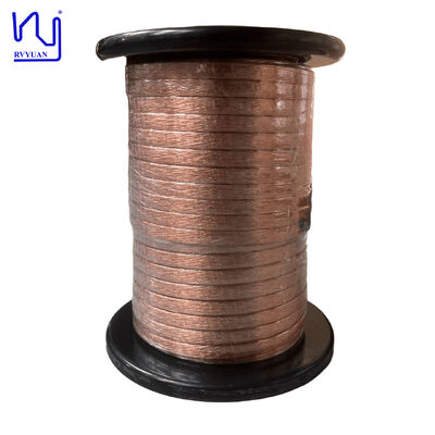 3500V 2UEW-F-PET ((N) 12.1mm * 3.4mm hình chữ nhật Mylar Litz dây cho máy biến áp