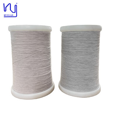 2USTC-H 19 sợi 42AWG Natural Silk Covered Copper Litz Wire cho cáp âm thanh cao cấp