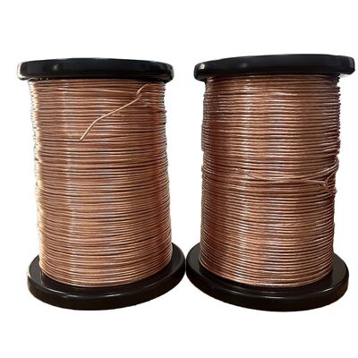 Dây Litz đồng tráng men PET màng mỏng 130C, 0.10mm*127 sợi